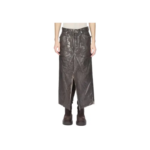 RICK OWENS Бронза Мужские Юбки