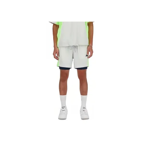New Balance Hoops On Court Повседневные шорты Мужские Серые
