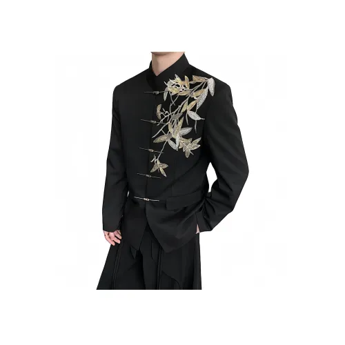 WKOOG Черный Мужской Бизнес-Костюм