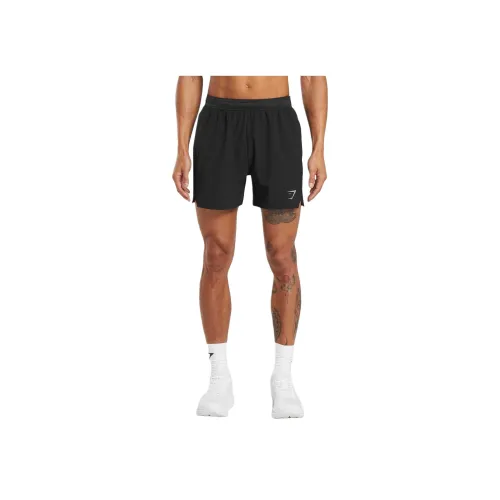 GYMSHARK Черные Мужские Повседневные Шорты