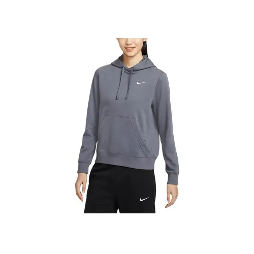 Nike Club Team Sweatshirt Women's Dark Gray Найк Клуб Команда Толстовка Женская Темно-Серый