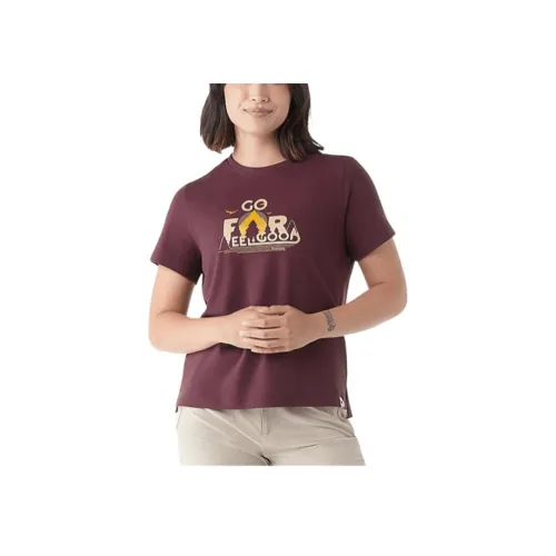 Smartwool T-Shirt Женская Фиолетовая