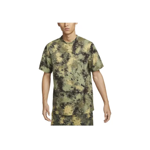 Nike HYVERSE Масляный Зеленый/Черный/Черный Мужская T-Рубашка