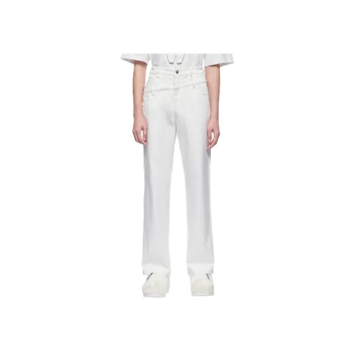 Feng Chen Wang Белый Мужской Джинсы