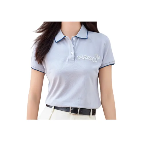 Cotton Gene Синий Женское Поло