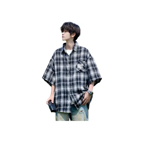 EDRPIUS Короткий рукав рубашка унисекс