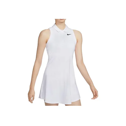 NIKE Sports Life Collection Белые Женские Платья без рукавов