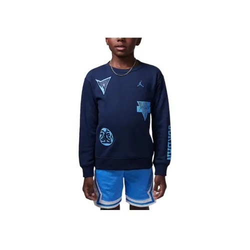 Джордан Свитшот Flight23 Полночь Морской синий для детей 3-7 лет