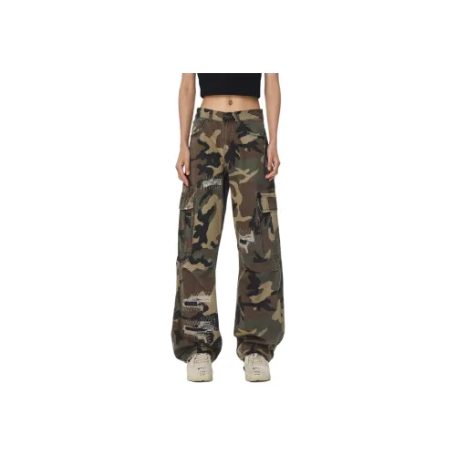 ZHUFEI Камуфляж Женские Джинсы