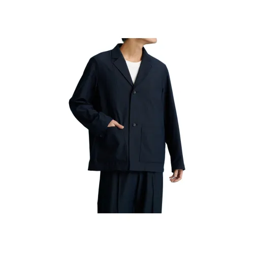 PUBLIC TOKYO FW24 Куртки и Пальто Мужской Темно-Морской Синий