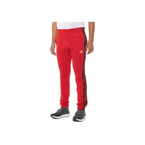 Adidas CNY Спортивные брюки Мужские Красный Золото Черный