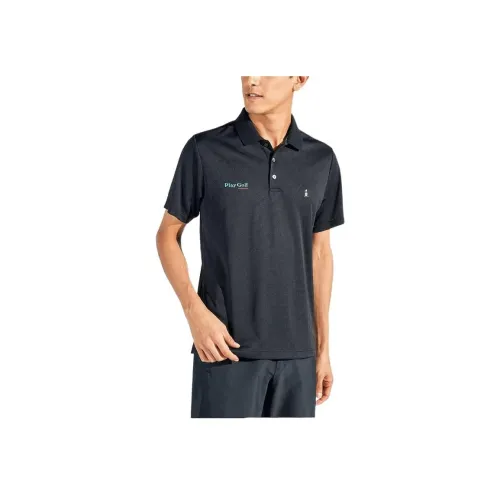 Munsingwear Мужская черная поло