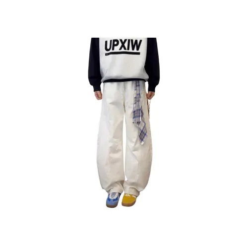 UPXIW Белый Унисекс Джинсы