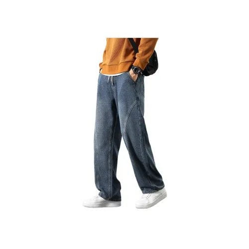 Tonlion Medium Blue Men's Jeans Тонлион Средне-синие Мужские Джинсы