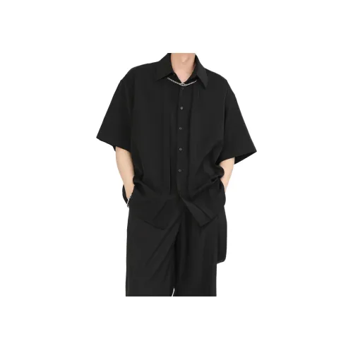 PVPVPV Черные Унисекс Рубашки