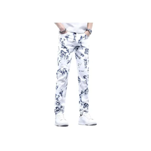 FRALAARRI Белый Мужской Повседневные Штаны
