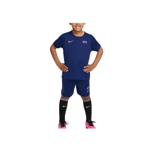 nike Повседневная спортивная одежда Kylian MbappDri Форма Синий Void Children Возраст 3-7 лет