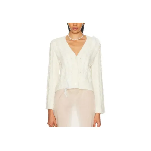 LOVESHACKFANCY Свитер Женский Айвори