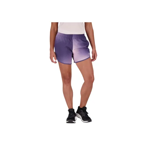 New Balance Printed Accelerate 5 Дюйм Короткие Спортивные Шорты Женские Lilac Cloud