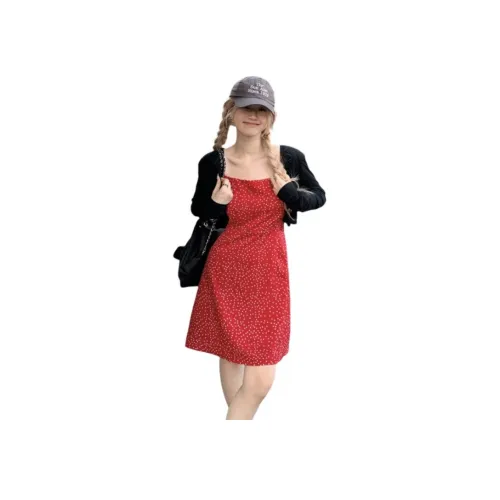 COMMA GIRL Комплект с юбкой: Платье + Кардиган Женские Юбка Комплекты