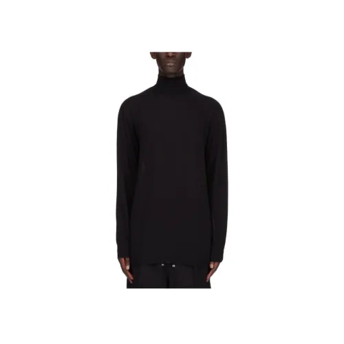 RICK OWENS совместный бренд Черные мужские кашемировые свитеры