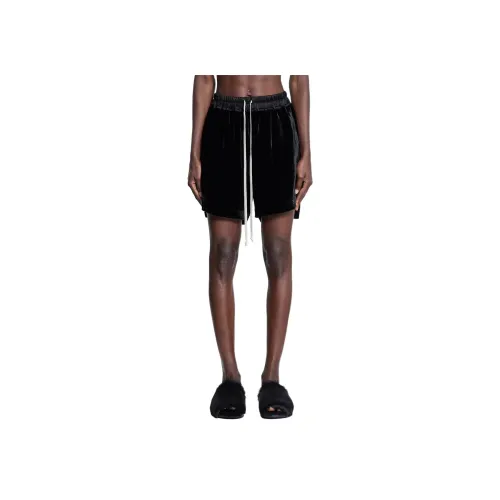 RICK OWENS Черные Женские Повседневные Шорты
