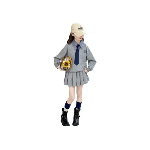 Детский комплект Because No с юбкой осенний