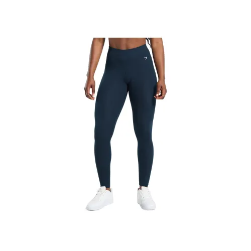 GYMSHARK Темно-синий Женские Спортивные Брюки
