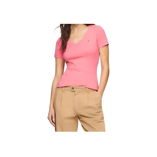 Tommy Hilfiger Розовые Женские Футболки