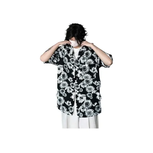 YEARNED Черная Унисекс Рубашка