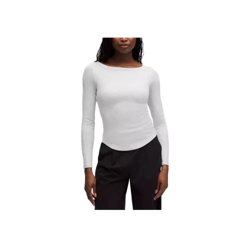 lululemon Hold Tight T-рубашка женская серая и белая