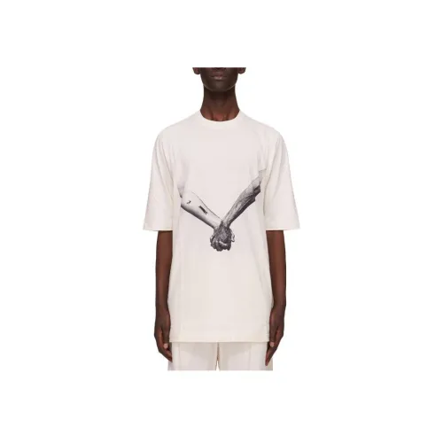 RICK OWENS совместная линия Белая Мужская T-рубашка