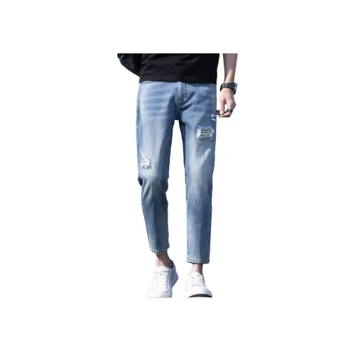 TUCANO Синий Серый Мужские Джинсы