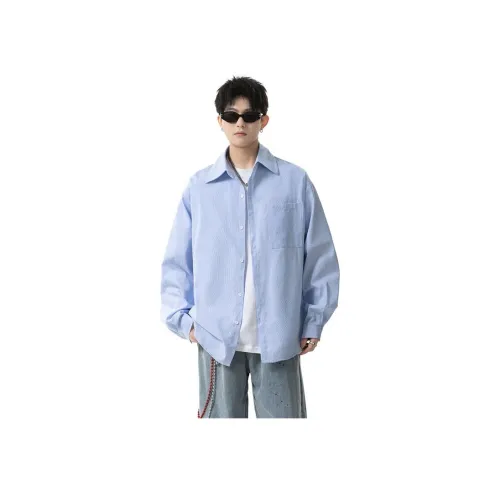 FRLMK Синие Унисекс Рубашки