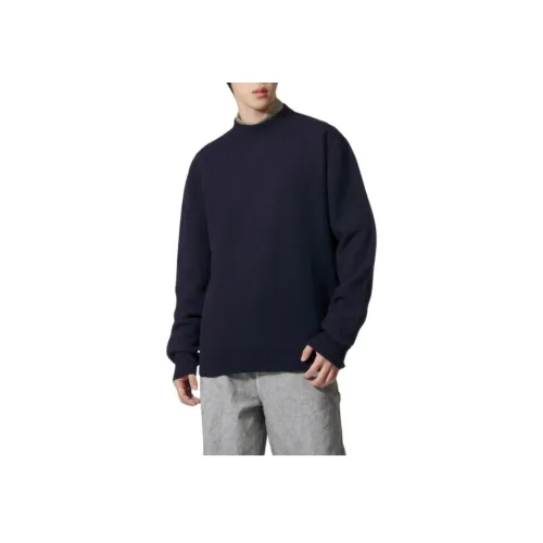 JIL SANDER Морской синий Мужские свитеры