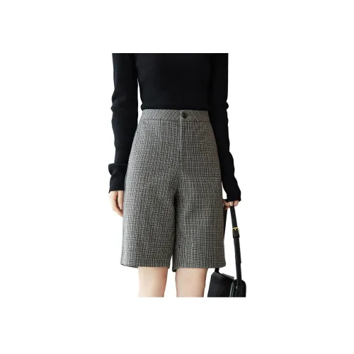 MT Клетчатые Женские Повседневные Шорты