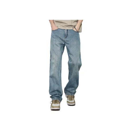 GURBAKS Синий Мужской Джинсы