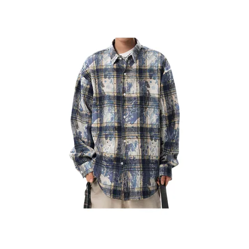 GANGZAI Длинный рукав рубашка унисекс