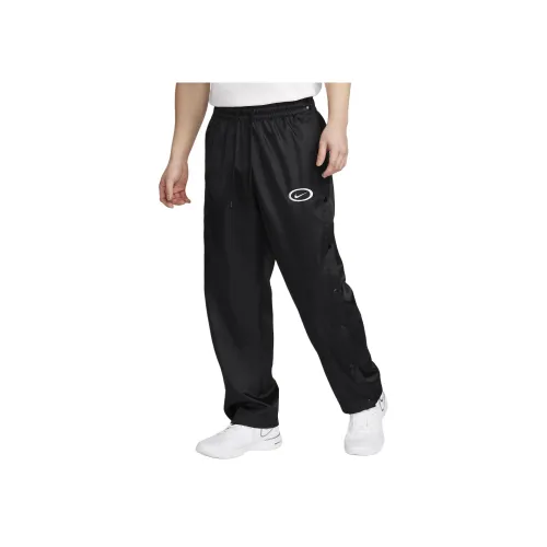 Nike Вязаные тренировочные штаны мужские черные