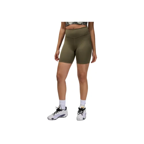 Jordan Apparel Армейские зеленые женские спортивные шорты