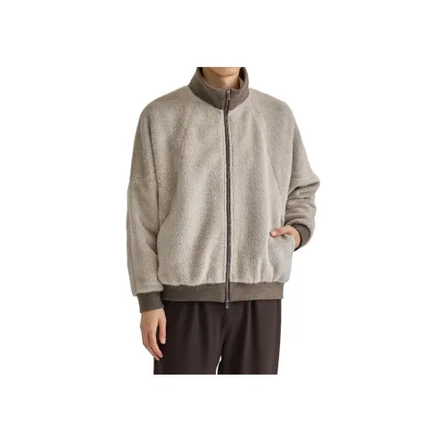 UNITED TOKYO FW24 Куртки и Пальто Мужской Серый Бежевый