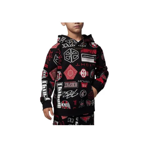 Джордан Толстовка Essentials Черный Children Возраст 3-7 лет