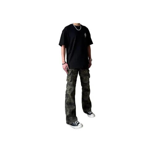 FOREVER 21 Камуфляж Унисекс Джинсы