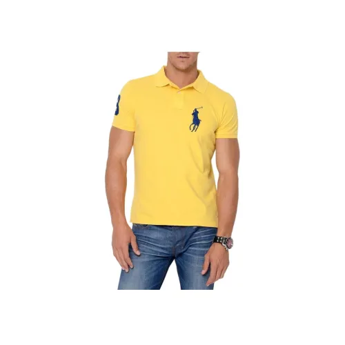 Polo Ralph Lauren Желтая Мужская Рубашка Polo