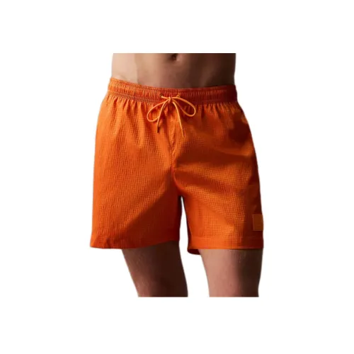 Calvin Klein Deep Шафран Многоцветные Мужские Плавательные Шорты