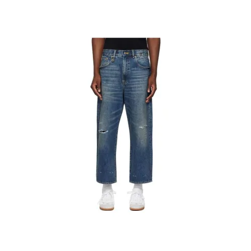 R13 Men's Blue Jeans R13 Мужские синие джинсы