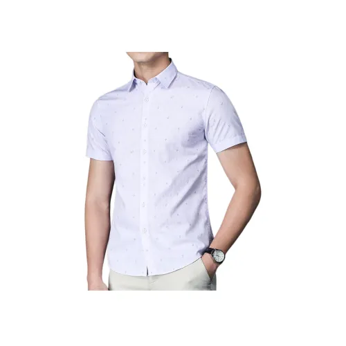 SEPTWOLVES Сиренево-синяя унисекс рубашка