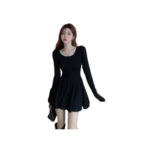 ZCDECO Длинное платье с длинными рукавами женское