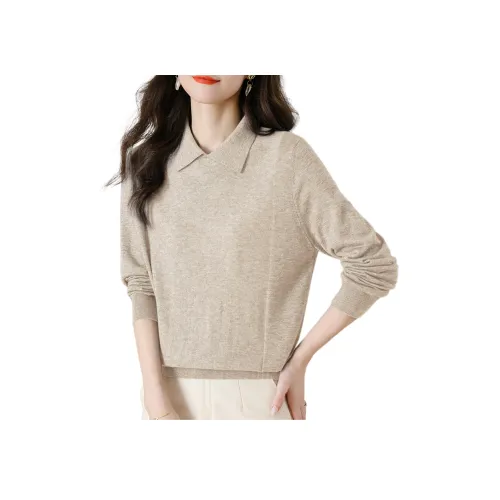 MJ Весна And Осенний Длинный Рукав Пуловер Трикотаж Женский