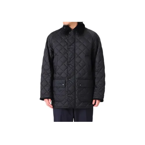BARBOUR Хлопковый пуховик Мужской Черный